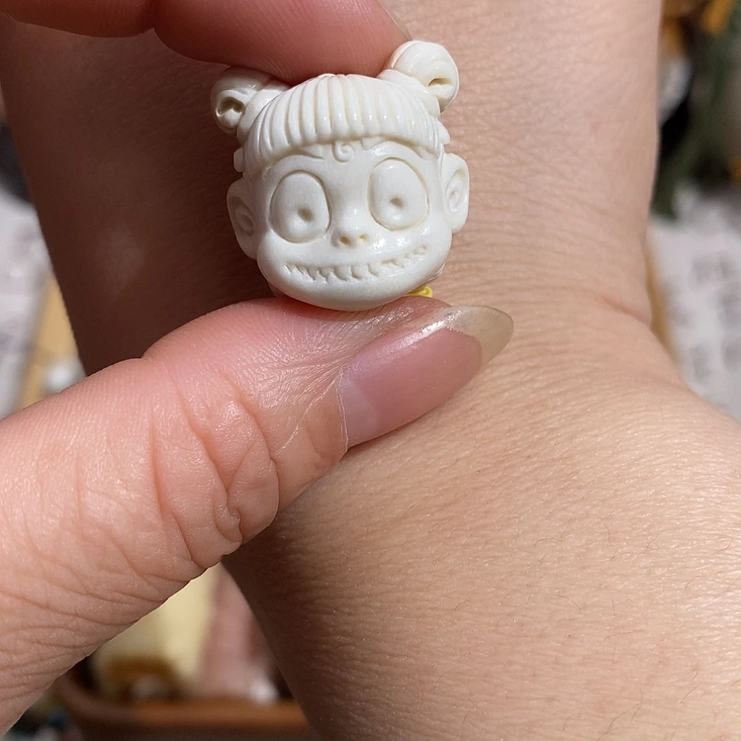 鹿骨把件6号哪吒鹿角