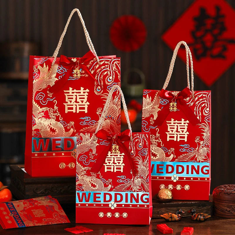 喜糖盒子高级感结婚专用婚礼糖果礼品包装高档伴手礼盒空盒手提袋