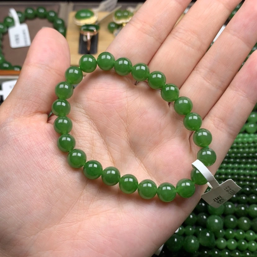 【闪购商品】未镶嵌手串和田玉（碧玉）*️****8m