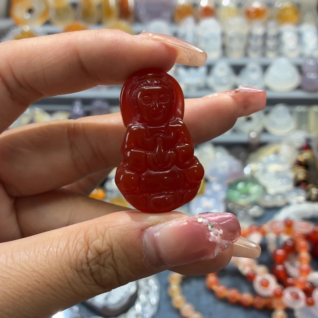 玛瑙/玉髓未镶嵌吊坠(不含链)