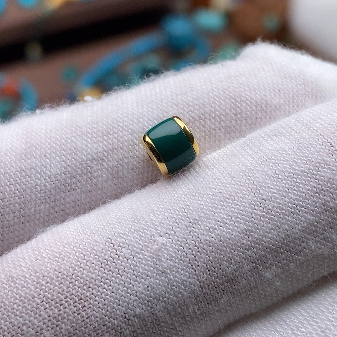 绿松石18K金镶嵌绿松石配饰