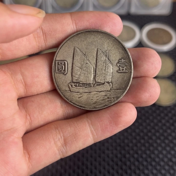 金属大头龙洋船洋工艺品
