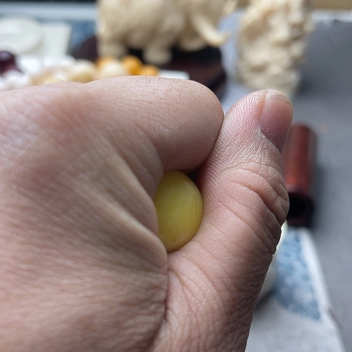 鸡油黄卡2.0黄色圆珠