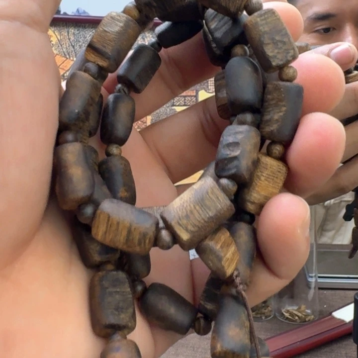 修***心沉香手串沉香奇楠随型多圈
