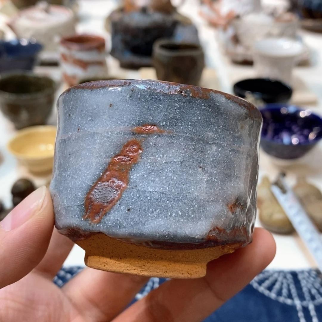 柴烧侘寂粗陶茶具