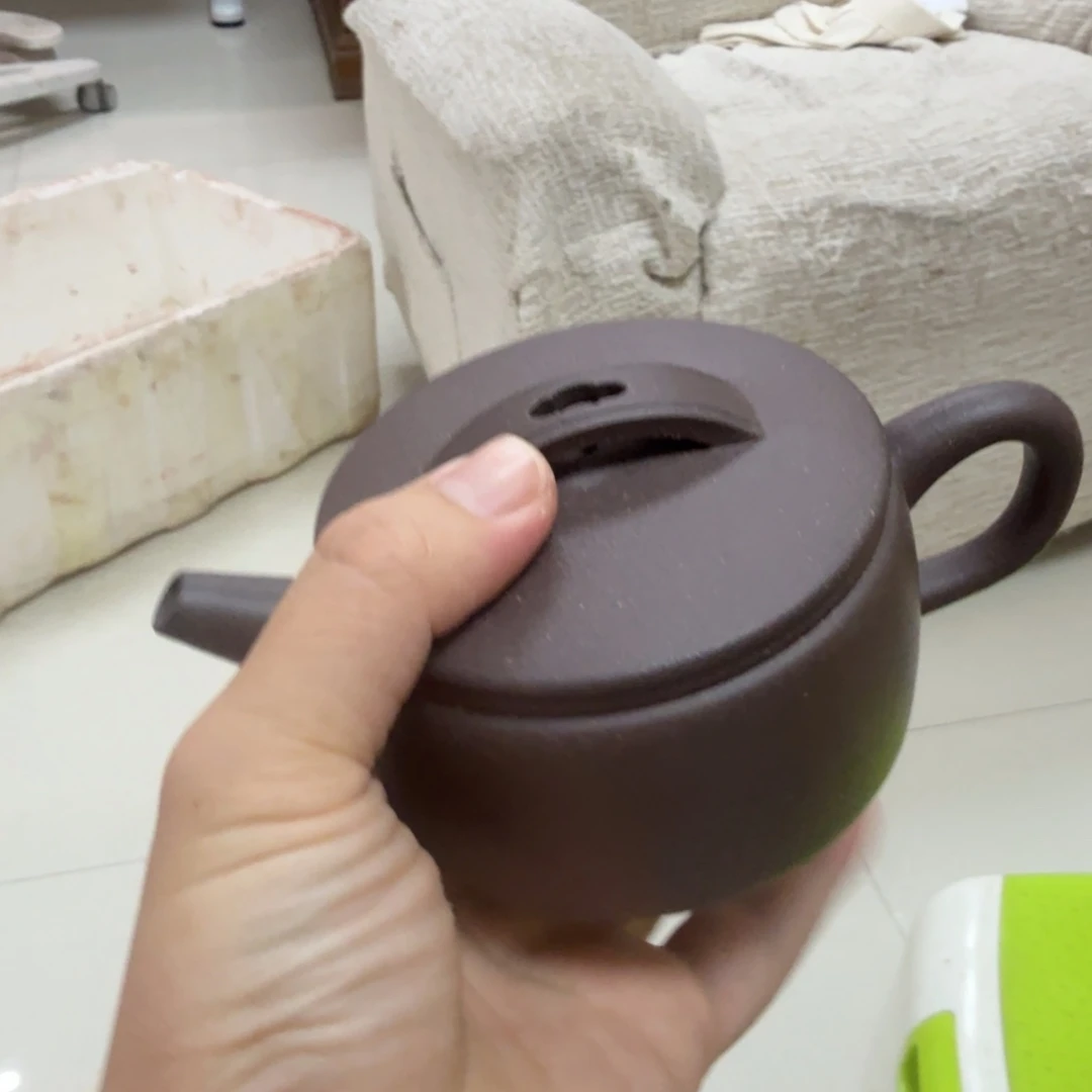茶壶紫砂微瑕的天青汉瓦