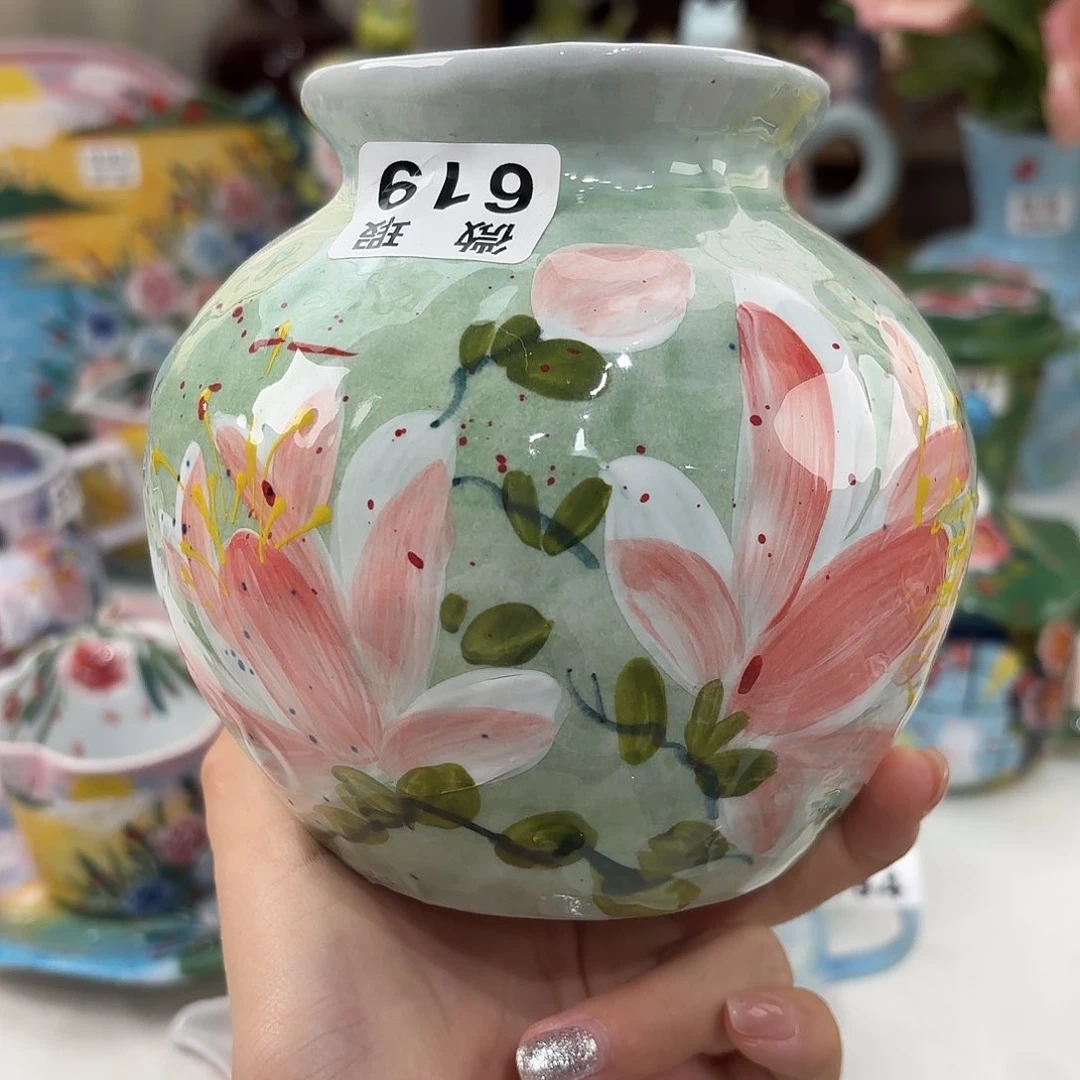 景德镇手绘高温釉下彩陶瓷茶具