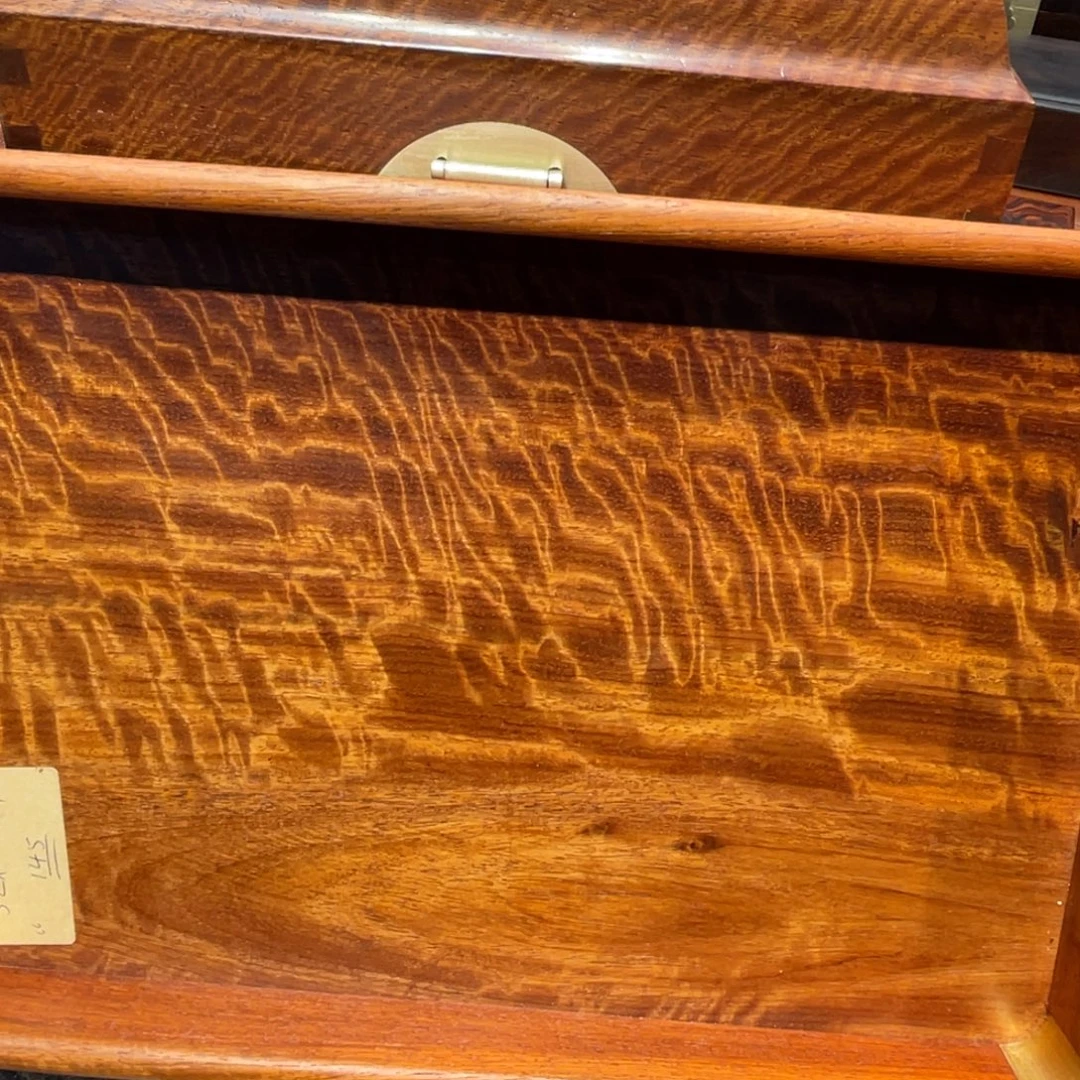 微****紫檀木类家具缅花茶盘32*22