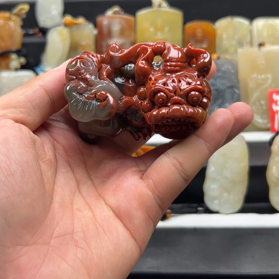 石英质玉（黄龙玉）未镶嵌多样性发货，发其一