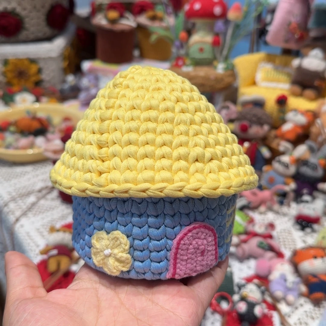 羊毛棉条小房子收纳