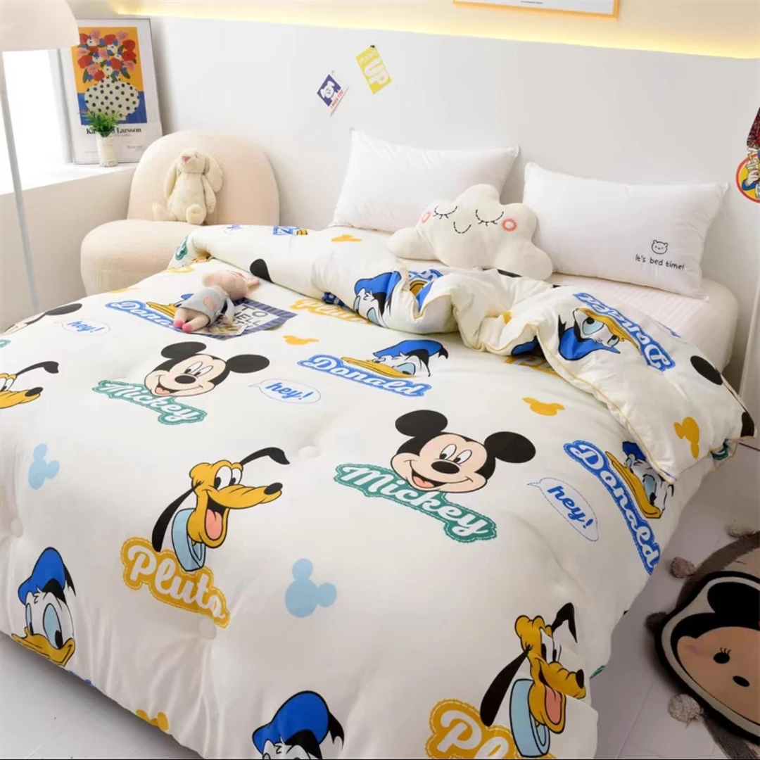 小华约200*230老鼠头加小黄狗图案款空调被发1