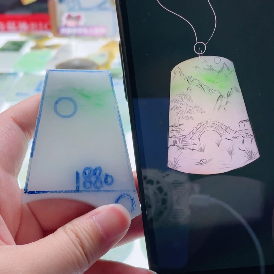 【闪购商品】定制翡翠未镶嵌天然翡翠包工