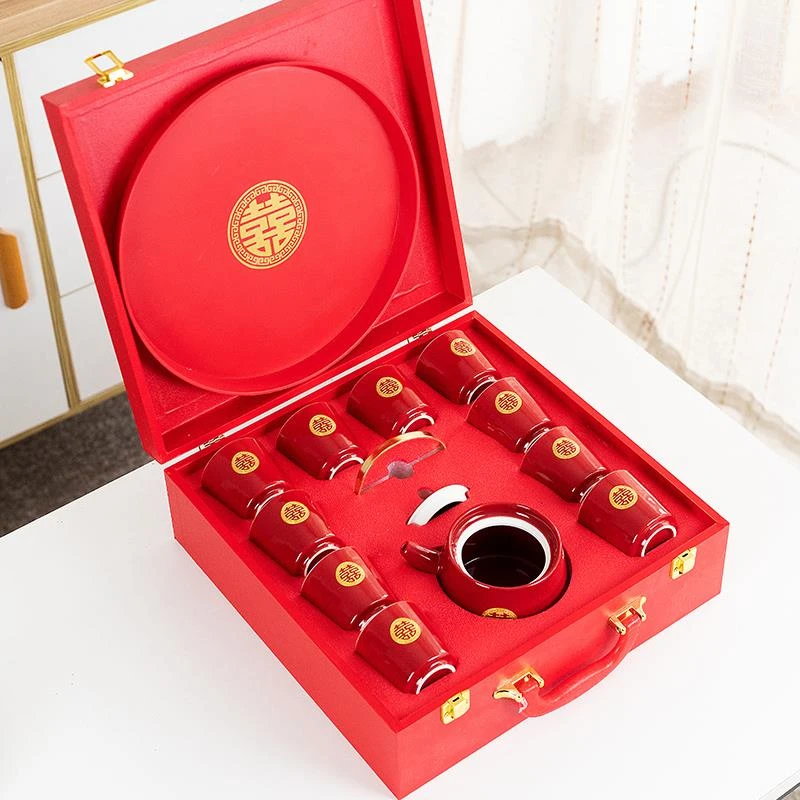 【无印品质】结婚礼物送新人高档实用喜茶具套装陪嫁茶壶茶杯2025