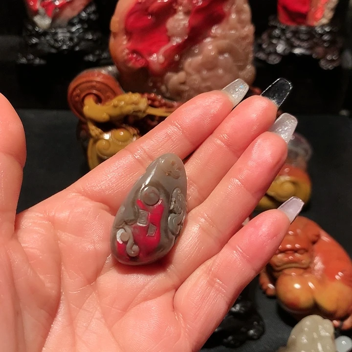 昌化石伤***洋大师作品漂亮