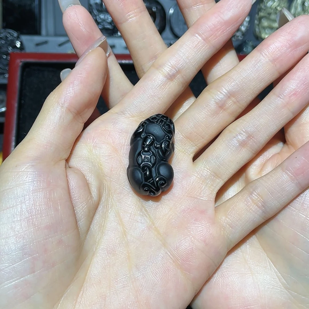 【闪购商品】未镶嵌黑曜岩吊坠(不含链)用****3