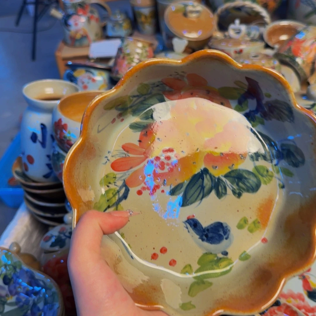 瓷片景德镇陶瓷手工手绘