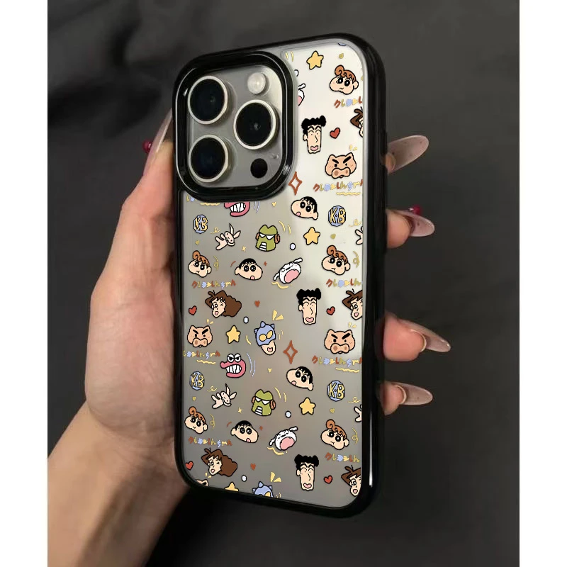诚星泽满屏小新一家适用苹果16/15/14/13/12新款iPhone11手机壳XR