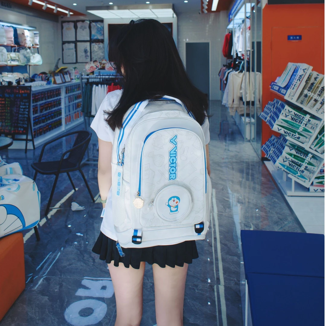 VICTOR/威克多胜利羽毛球包双肩背包矩形包哆啦A梦联名BR50355635