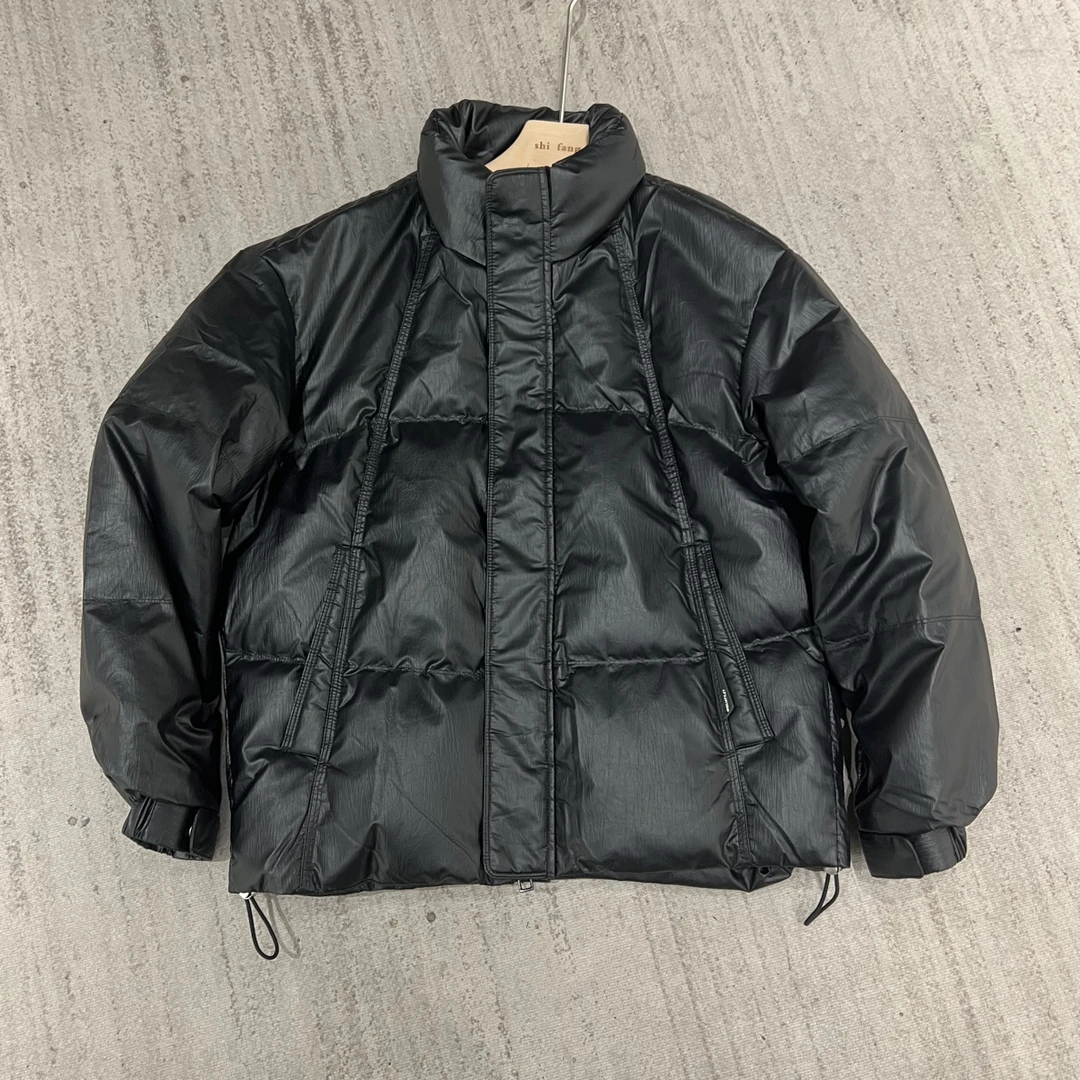 潮牌设计感连帽90羽绒服男2025冬季宽松休闲加厚保暖外套