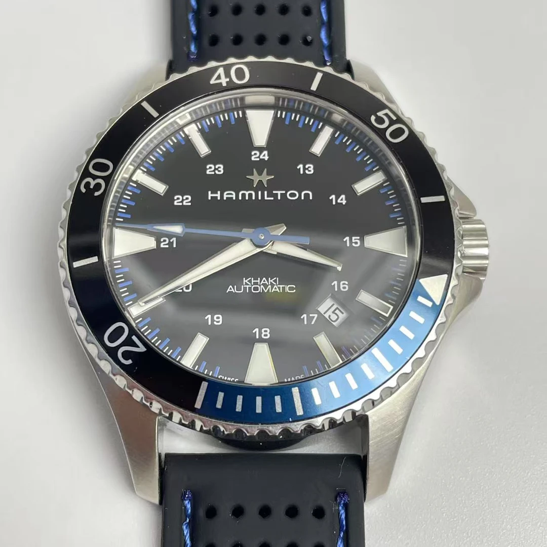 99新 Hamilton/汉米尔顿 卡其海军系列/自动机械/精钢/40mm/单表