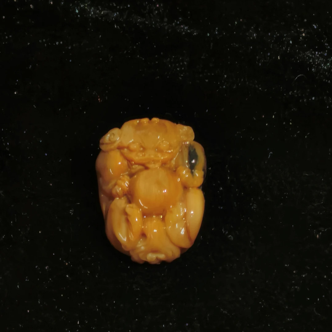 狮子配珠 田黄石 6.5g/398