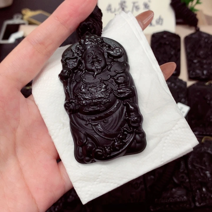 小*鱼天然a货钢琴黑挂件