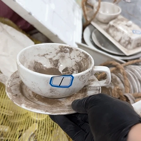 瓷片国营厂库存9.5厘米1