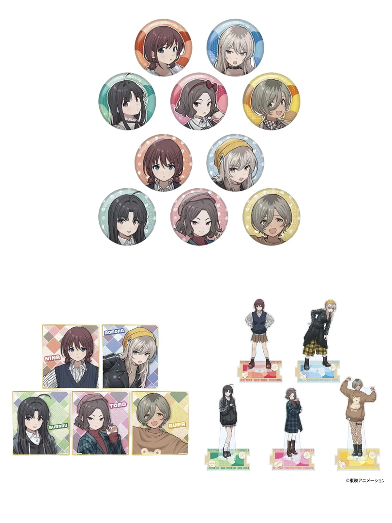 【哭泣少女乐队】GBC&水母pop up联动场贩系列吧唧立牌色纸盲盒周边