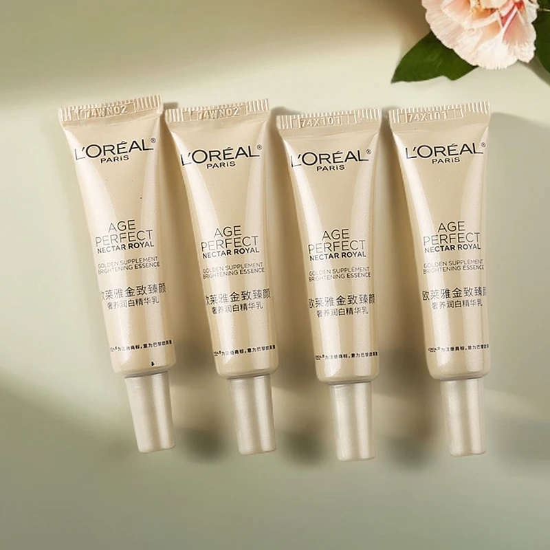 【金箍棒】欧莱雅金致臻颜奢养润白精华乳7.5ml美白淡斑小样试用装