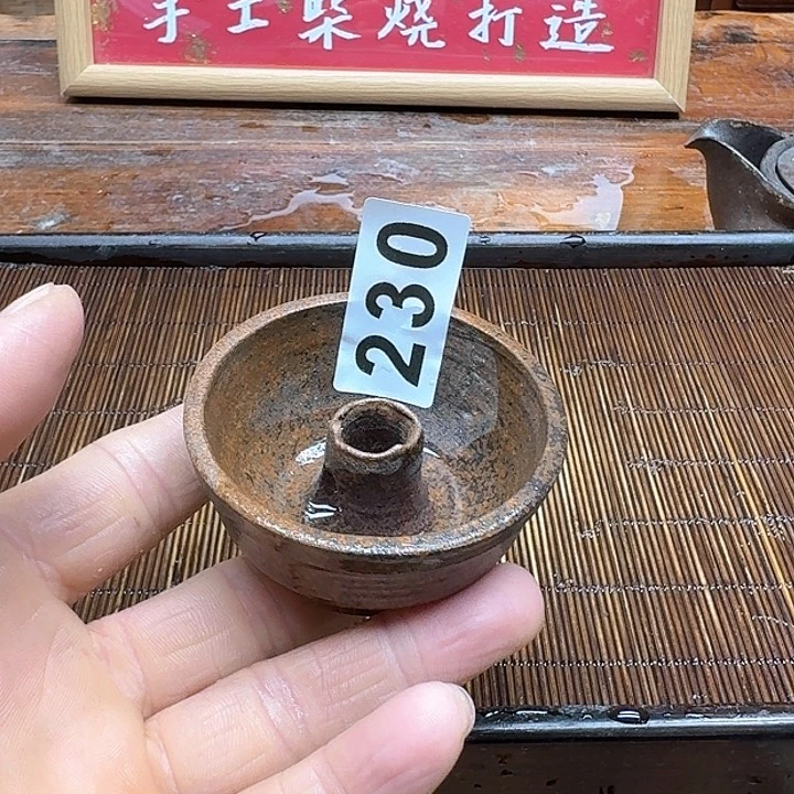纯手工制作粗陶茶具