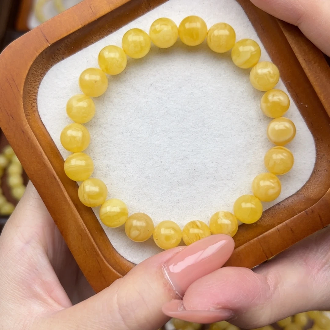 琥珀未镶嵌珠宝奇石9mm