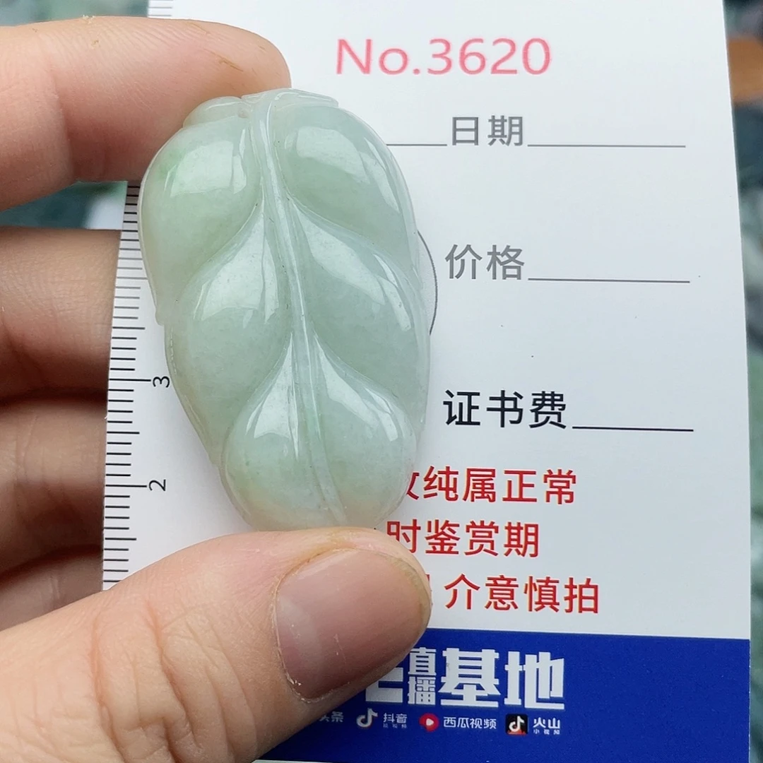 未镶嵌挂件翡翠3620