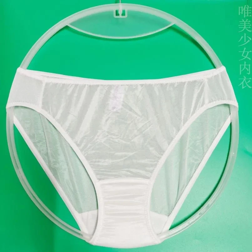 韩式超薄款性感透明高弹力女式三角裤中腰女士短裤头提臀舒适透气