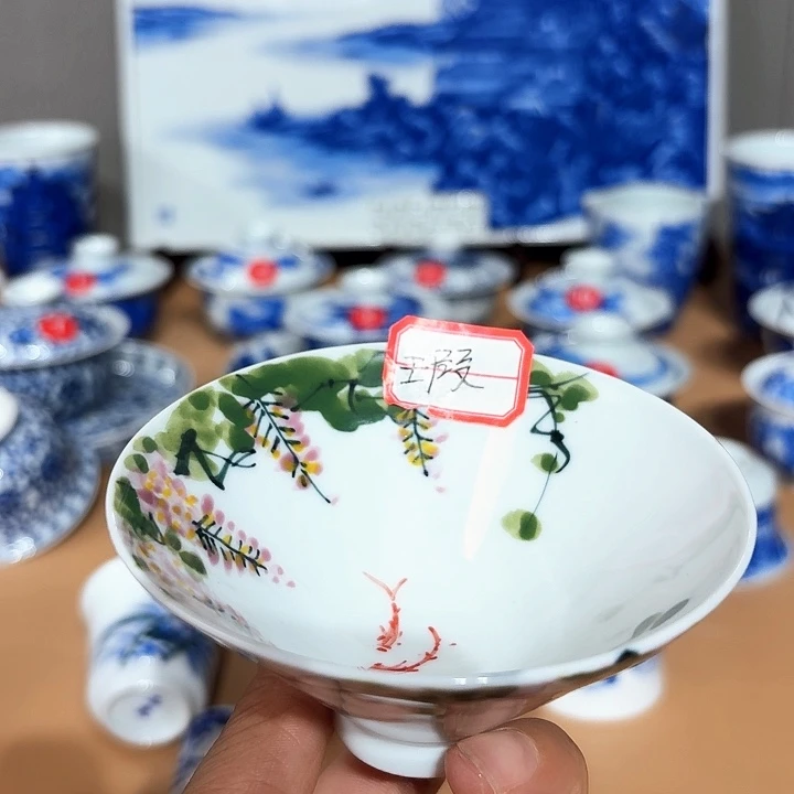 景德镇纯手工手绘斗立杯