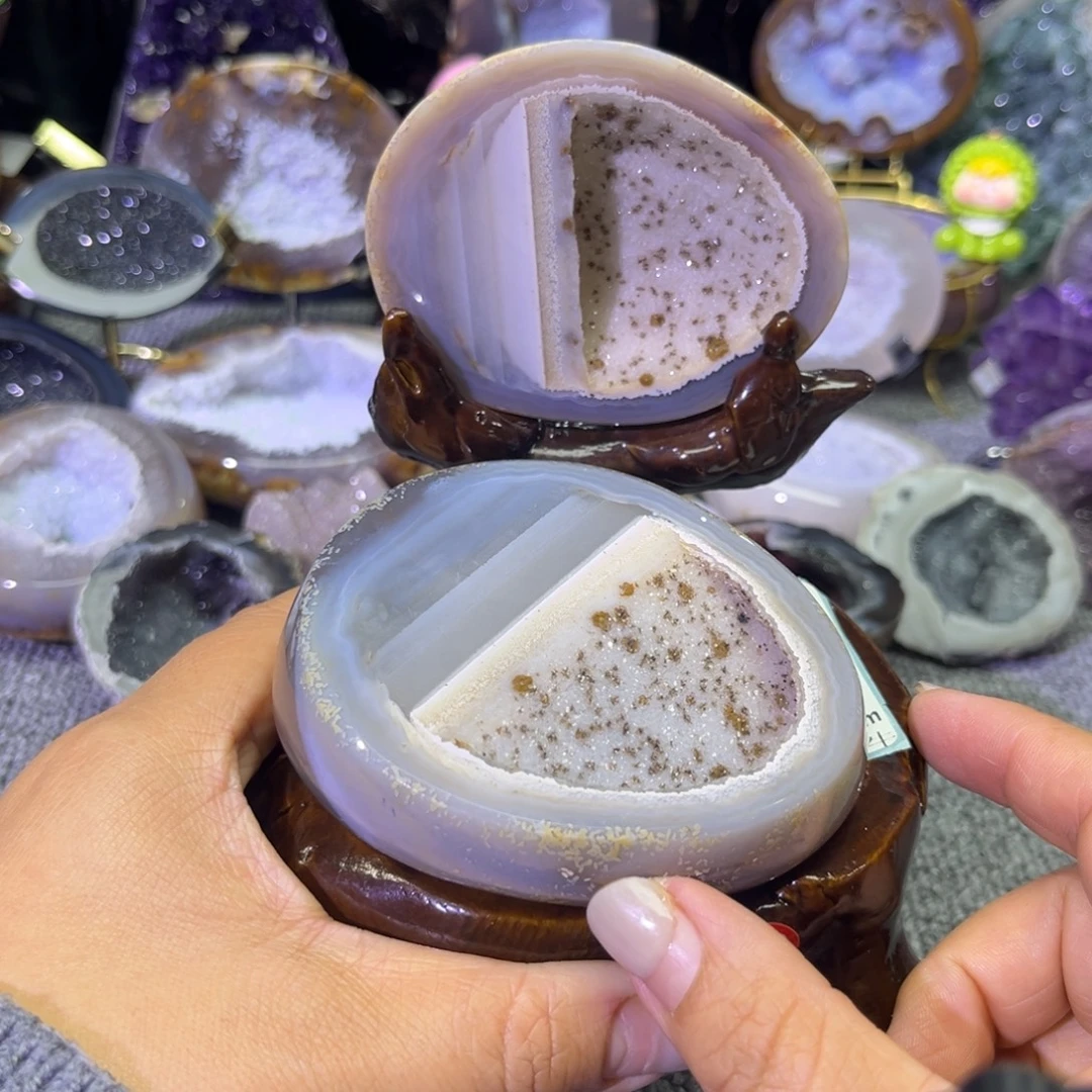紫晶摆件未镶嵌水晶