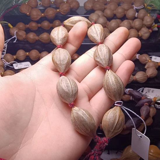 手串/手链橄榄核橄榄核三花三面佛手串1.7