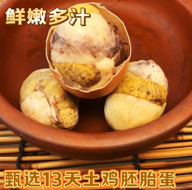 特价冲量新日期大个活珠子13天活珠子鸡胚胎蛋五香活珠子麻辣毛蛋