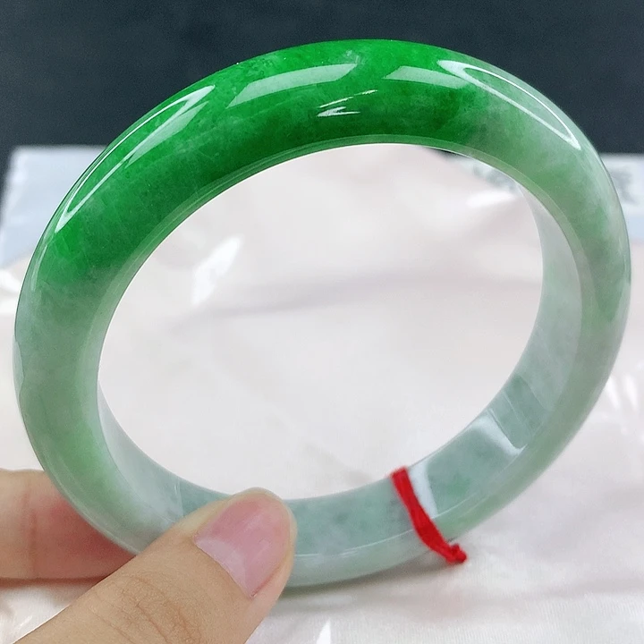 未镶嵌手镯翡翠圈63，0B024