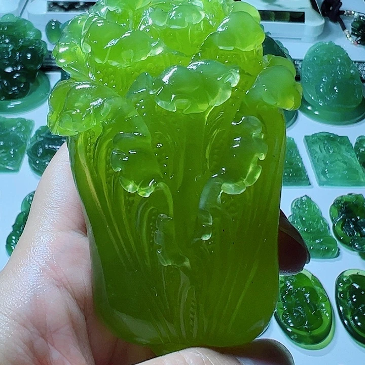 未镶嵌蛇纹石玉手把