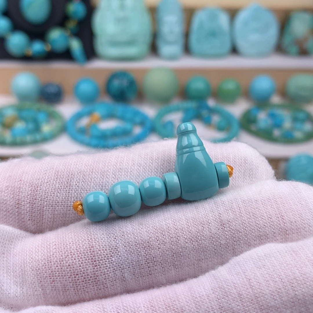 未镶嵌绿松石珠宝奇石