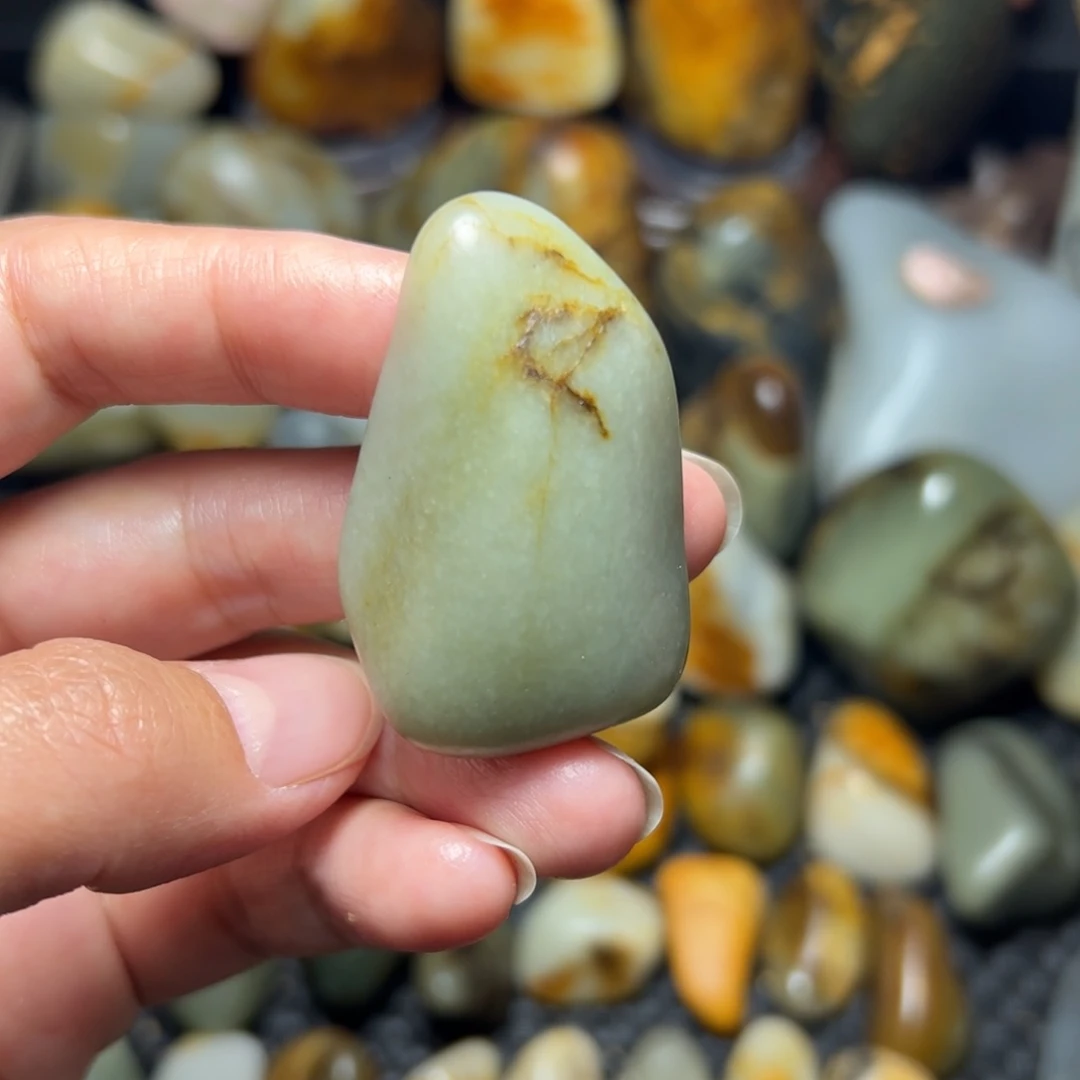 和田玉未镶嵌挂件3