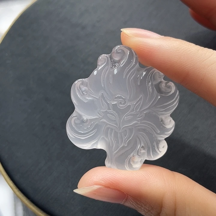 未镶嵌珠宝半成品水晶九尾