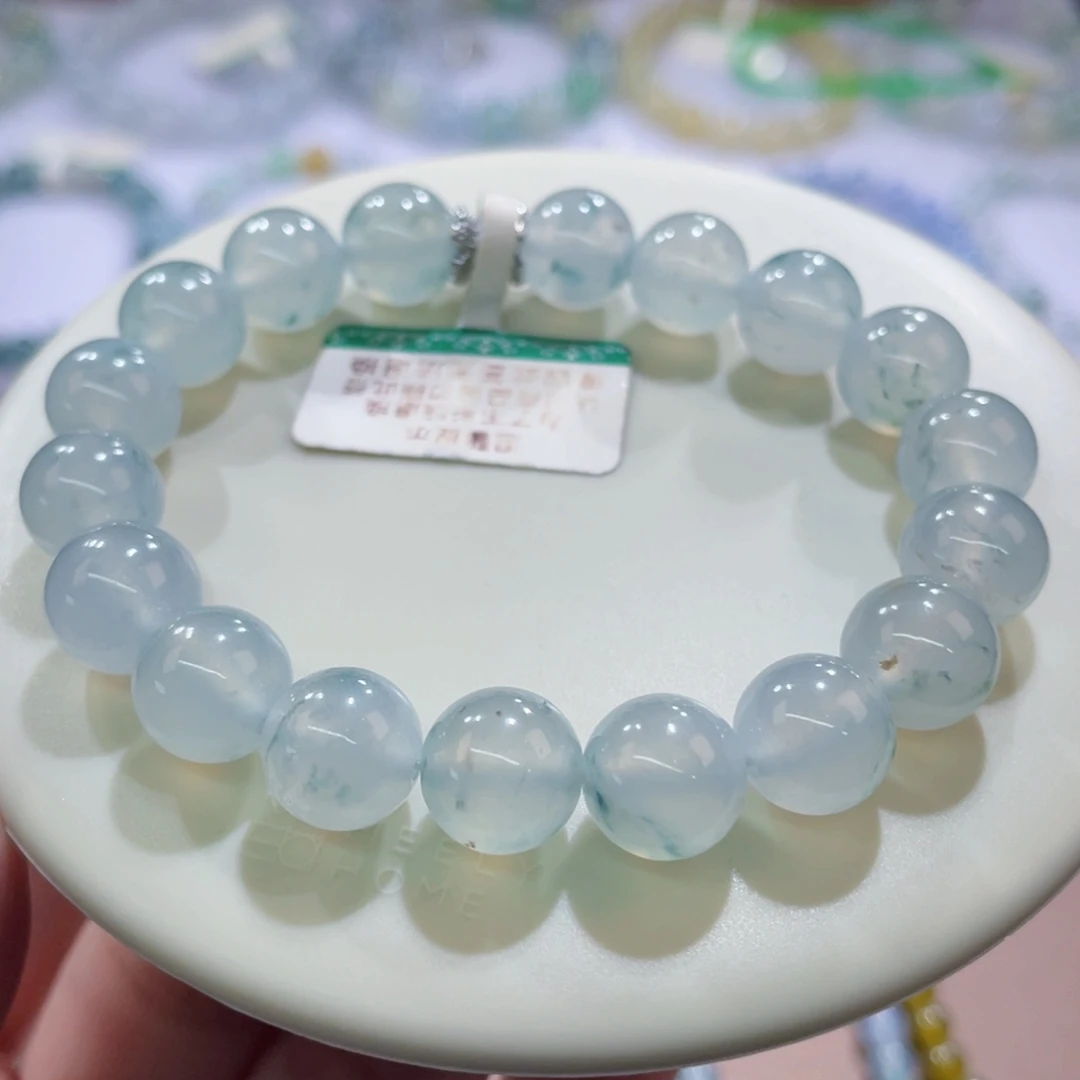 未镶嵌手链翡翠小高冰胶卡10