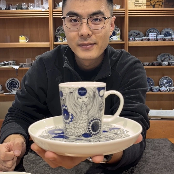 Arabia手绘田园一人食套组（300ml杯，19盘）