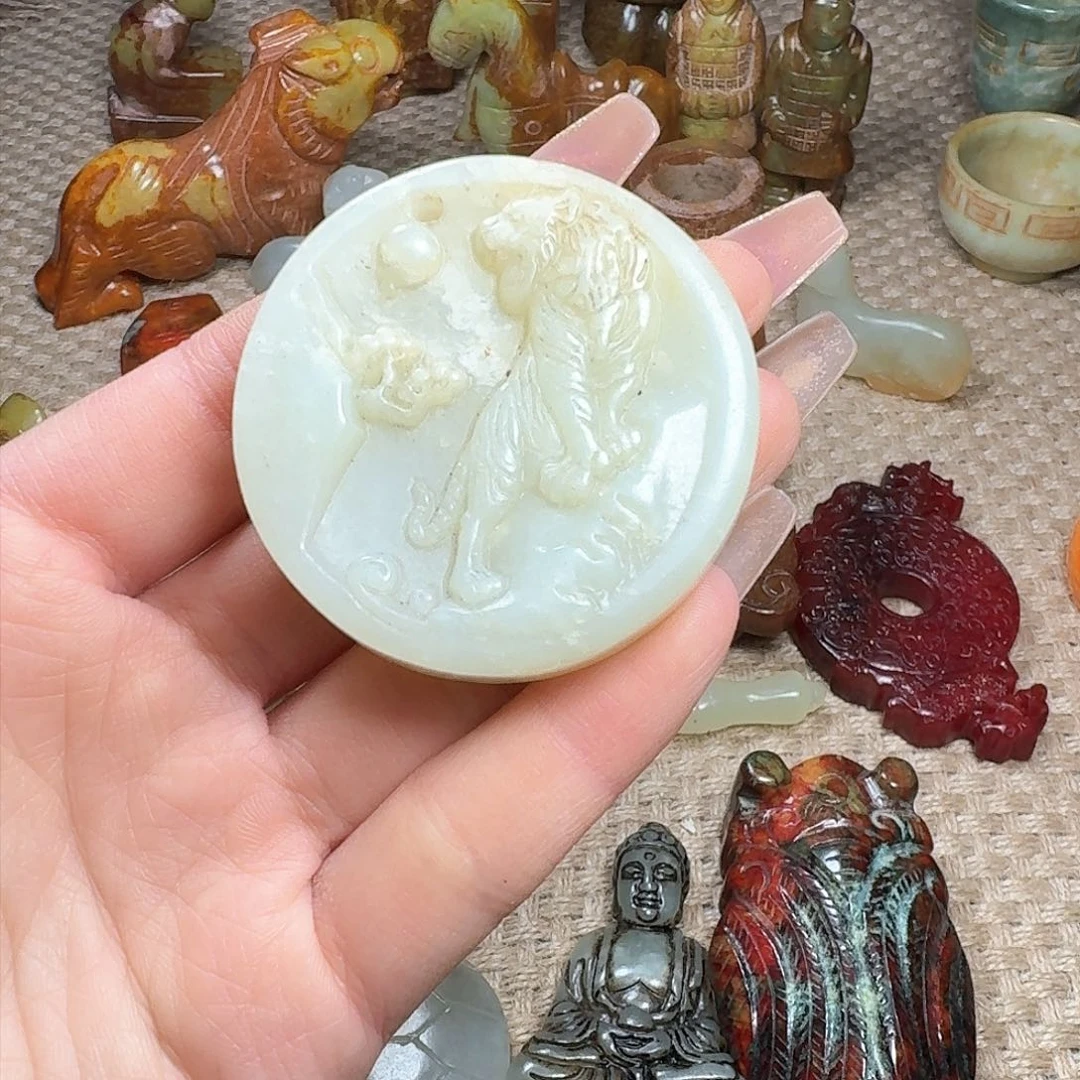 白玉菩提吊坠挂件