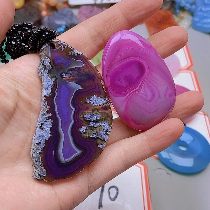 【闪购商品】未镶嵌玛瑙/玉髓珠宝半成品6***3