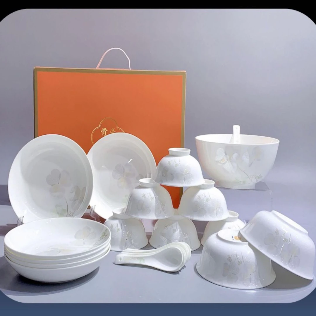 22头四叶草餐具套装