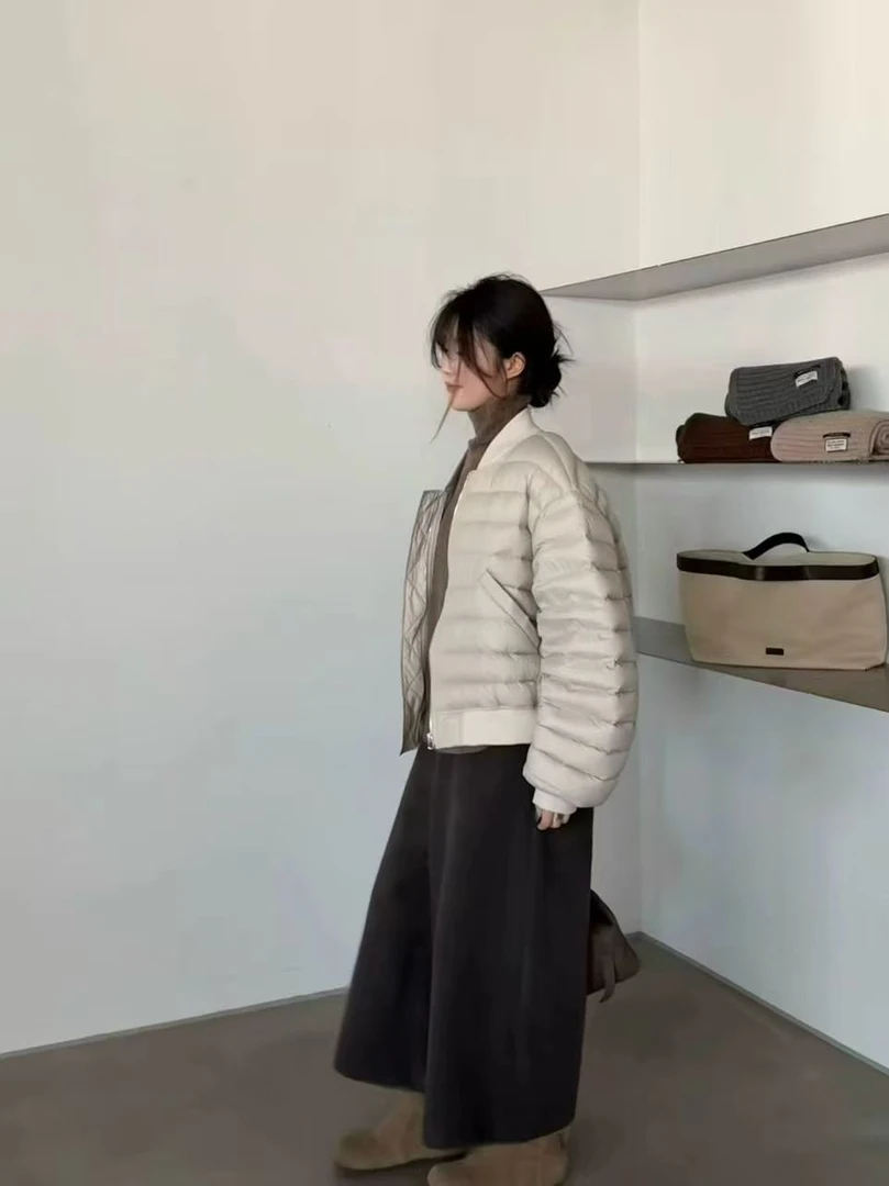 轻薄常规款立领保暖上衣外套丫丫服 超柔软