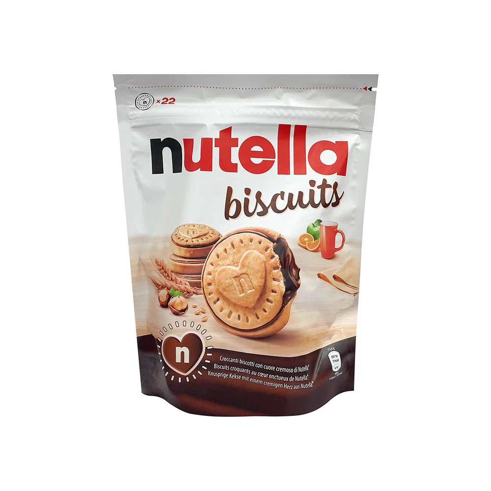 单依纯吃的巧克力饼干美味小零食能多益nutella可可酱巧克力饼干