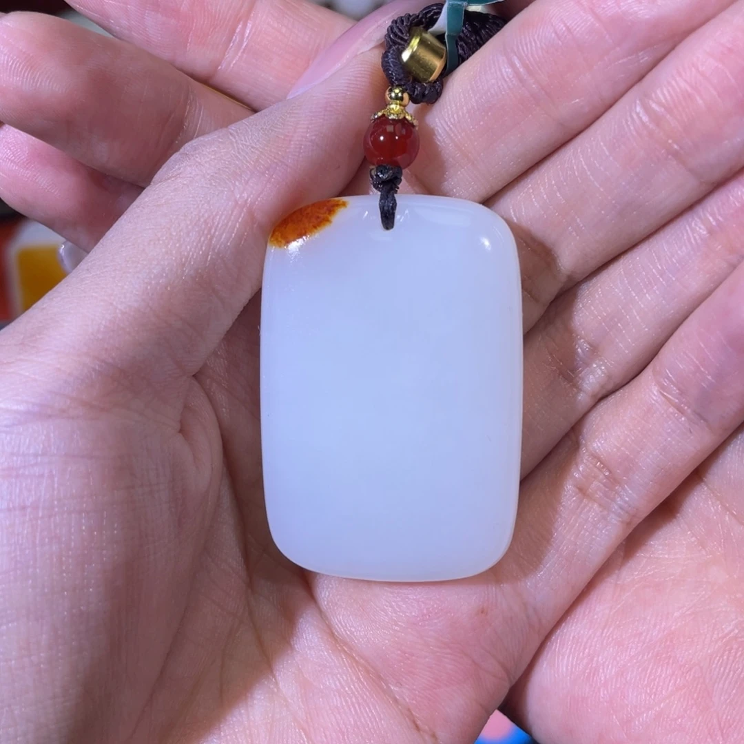 小***花和田玉未镶嵌挂件